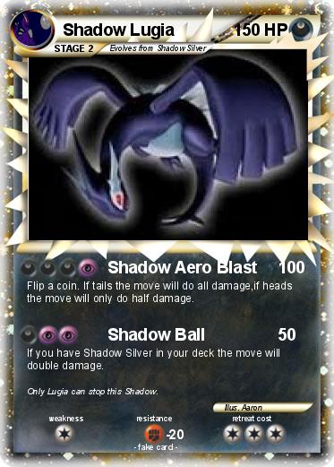 Pokemon Shadow Lugia
