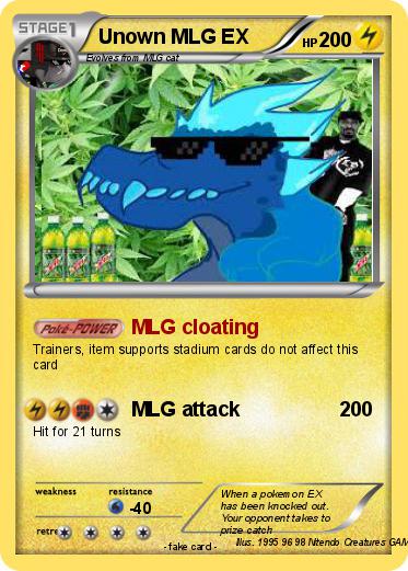 Pokemon Unown MLG EX
