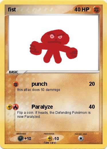 Pokemon fist