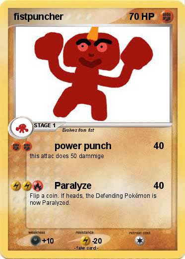 Pokemon fistpuncher