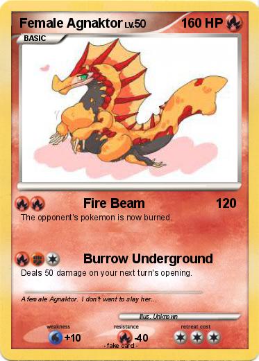 Pokemon Female Agnaktor