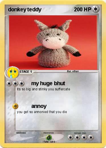 Pokemon donkey teddy