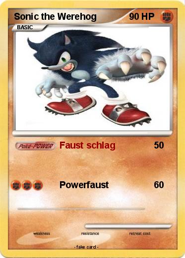 Pokemon Sonic the Werehog
