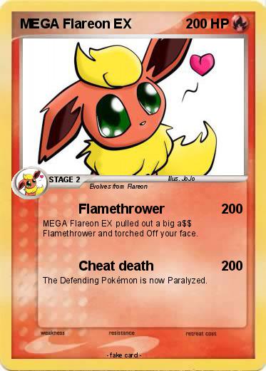 Pokemon MEGA Flareon EX