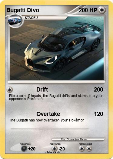 Pokemon Bugatti Divo