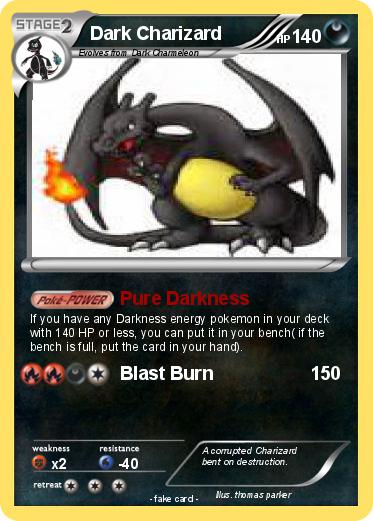 Pokemon Dark Charizard