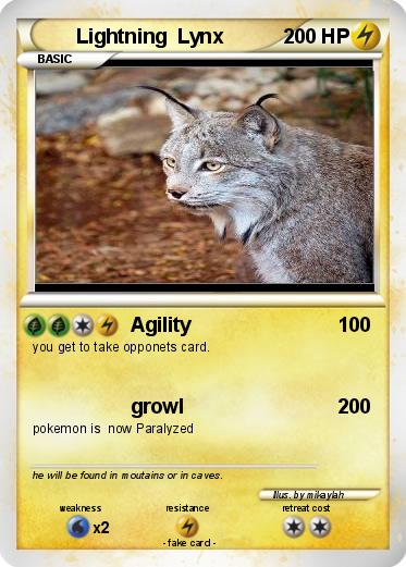 Pokemon Lightning  Lynx