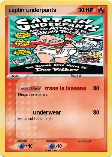 Pokemon captin underpants