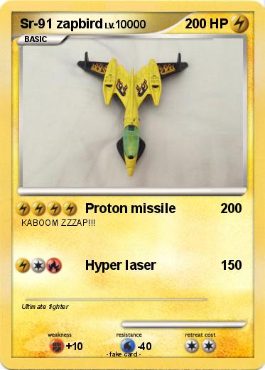 Pokemon Sr-91 zapbird