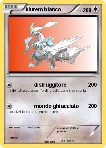 Pokemon kiurem bianco