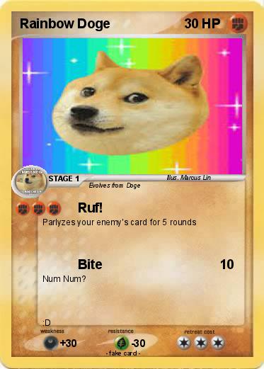 Pokemon Rainbow Doge