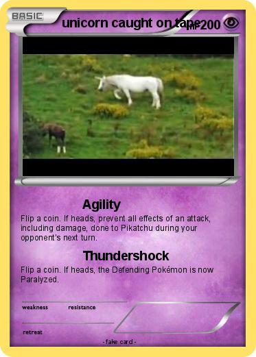 Pokemon unicorn caught on tape