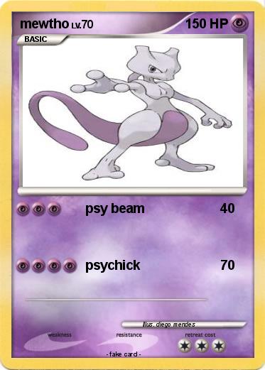 Pokemon mewtho