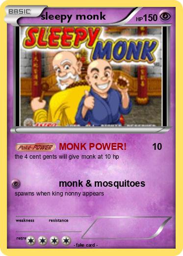 Pokemon sleepy monk