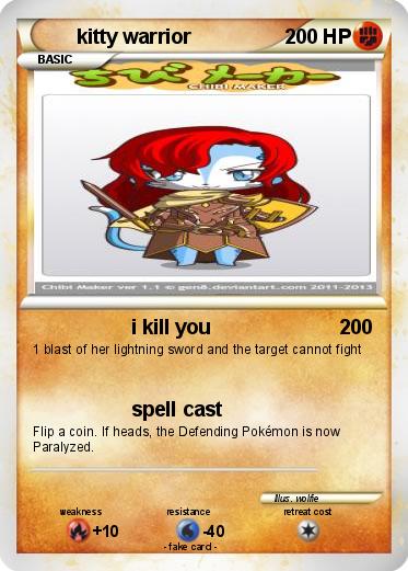 Pokemon kitty warrior