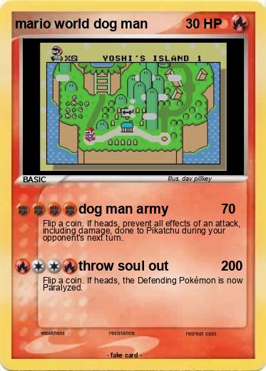 Pokemon mario world dog man