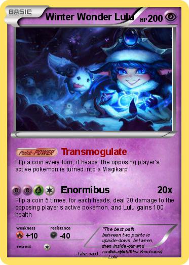 Pokemon Winter Wonder Lulu