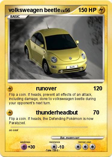Pokemon volksweagen beetle