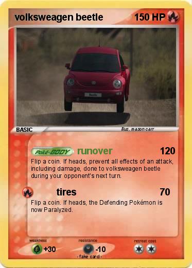 Pokemon volksweagen beetle