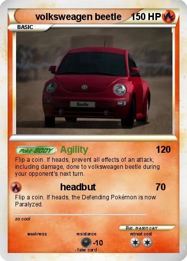 Pokemon volksweagen beetle