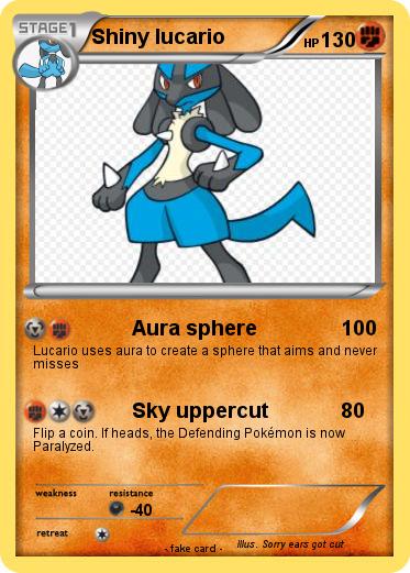 Pokemon Shiny lucario