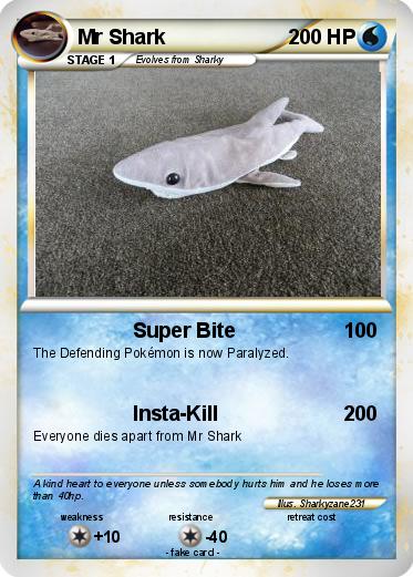Pokemon Mr Shark
