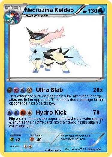 Pokemon Necrozma Keldeo