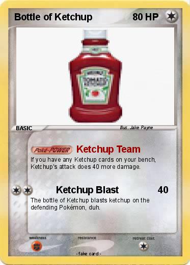 Pokemon Bottle of Ketchup