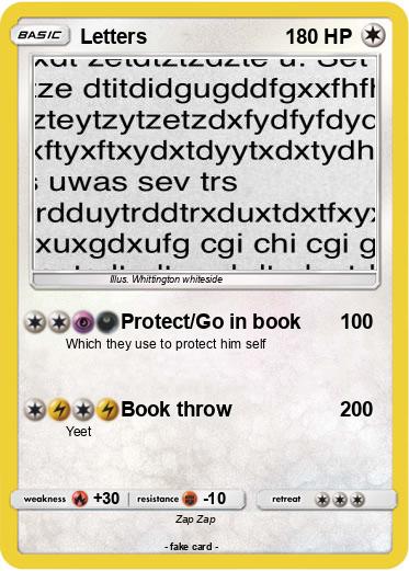 Pokemon Letters