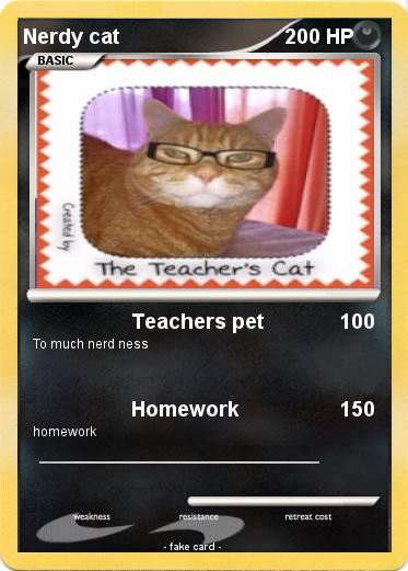 Pokemon Nerdy cat