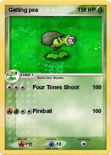 Pokemon Gatling pea