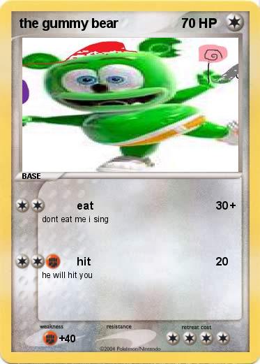 Pokemon the gummy bear