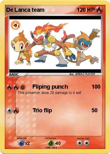 Pokemon De Lanca team
