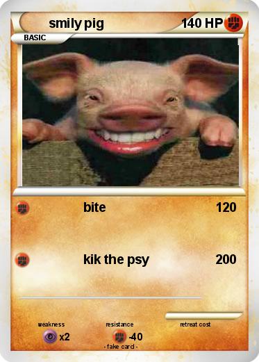 Pokemon smily pig