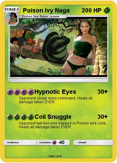 Pokemon Poison Ivy Naga