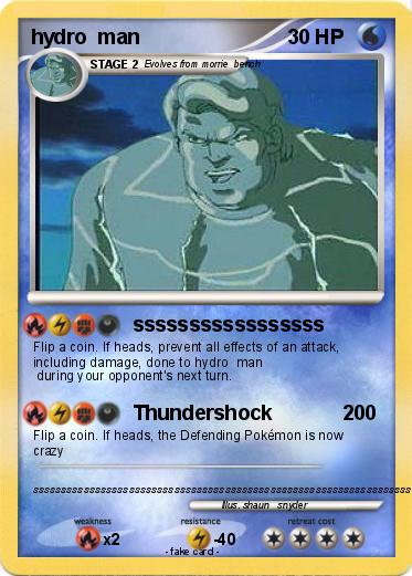 Pokemon hydro  man