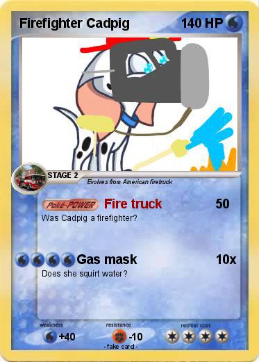 Pokemon Firefighter Cadpig