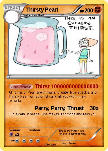 Pokemon Thirsty Pearl
