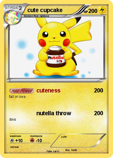 Pokemon cute cupcake