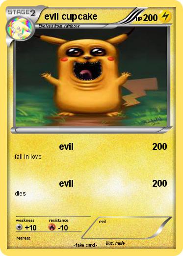 Pokemon evil cupcake