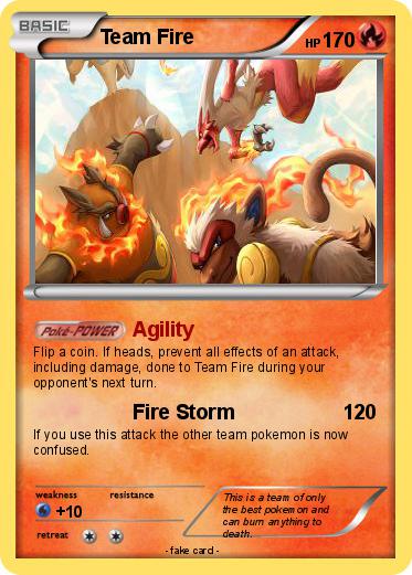Pokemon Team Fire