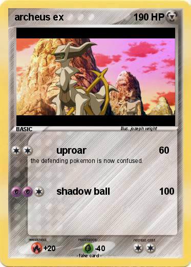 Pokemon archeus ex
