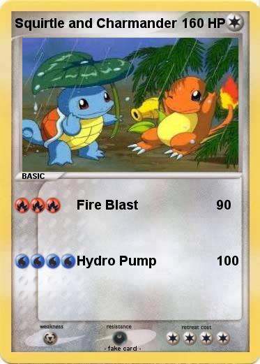Pokemon Squirtle and Charmander