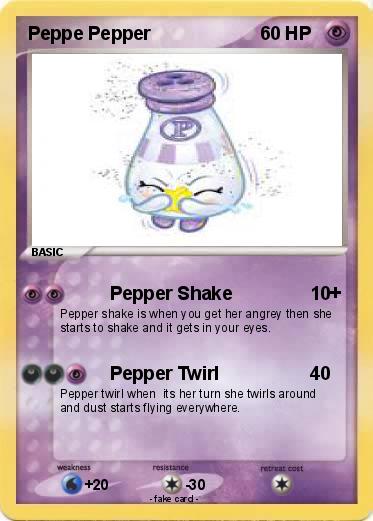 Pokemon Peppe Pepper