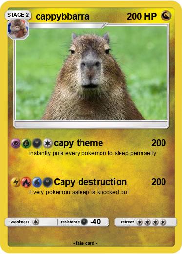 Pokemon cappybbarra