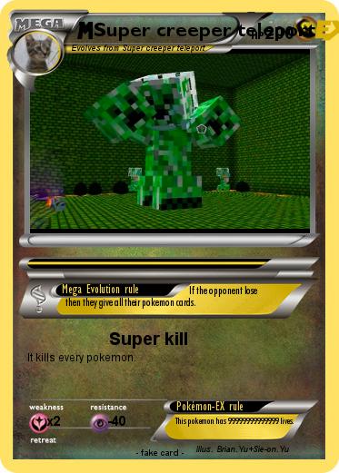 Pokemon Super creeper teleport