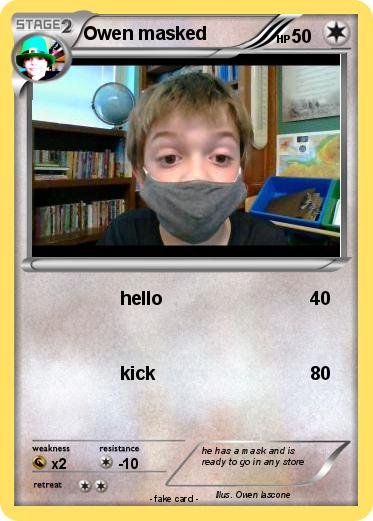 Pokemon Owen masked