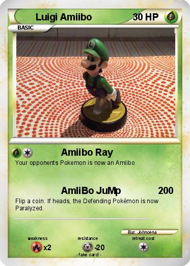 Pokemon Luigi Amiibo