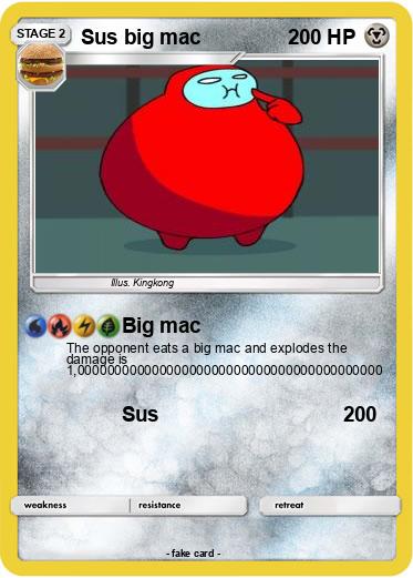 Pokemon Sus big mac