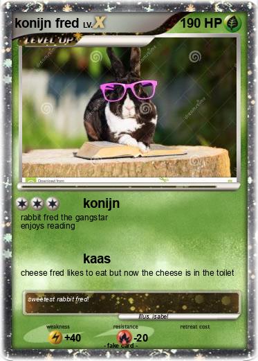 Pokemon konijn fred